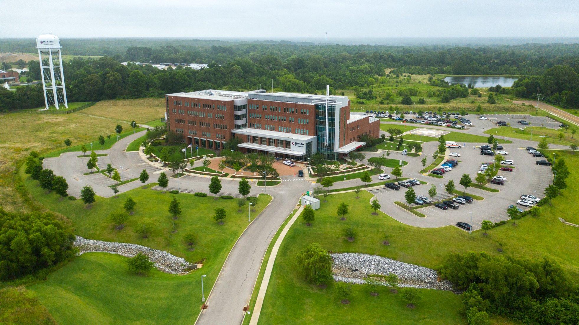Commercial Landscaping Case Study Methodist Olive Branch Hospital